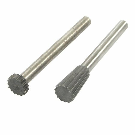 Forney Mini-Rotary File Set with 1/8 in Shaft, 2-Piece 60254